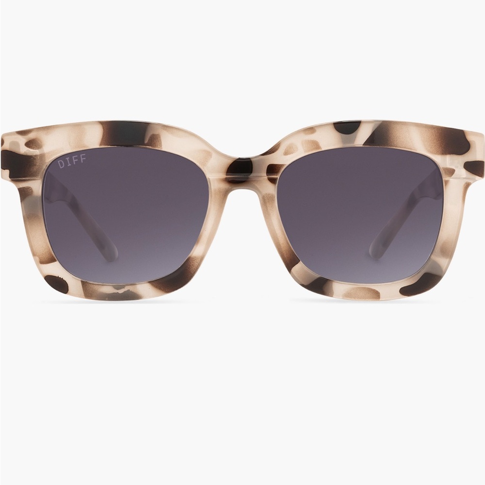 Diff ladies 56mm makay square sunglasses with case - Picture 3 of 7